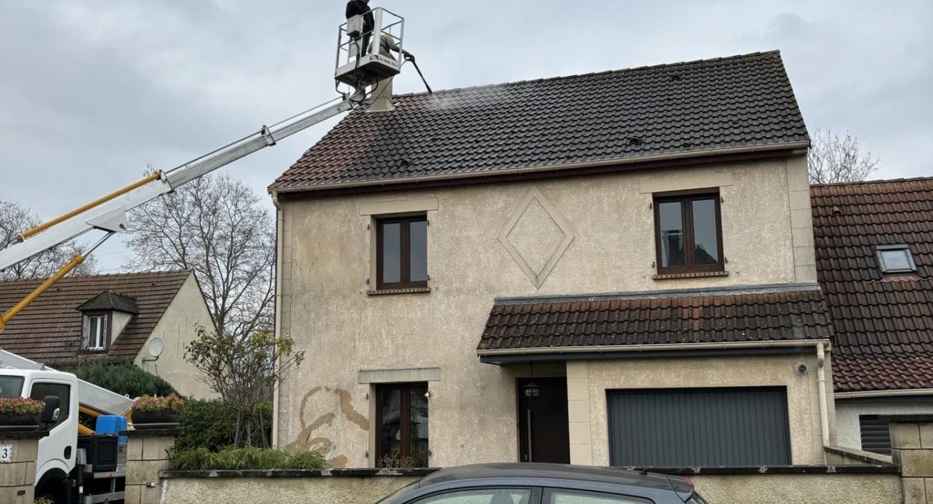 Nettoyage de toiture et façade Crégy-lès-Meaux