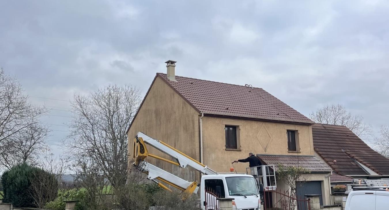 Nettoyage de toiture et façade Crégy-lès-Meaux